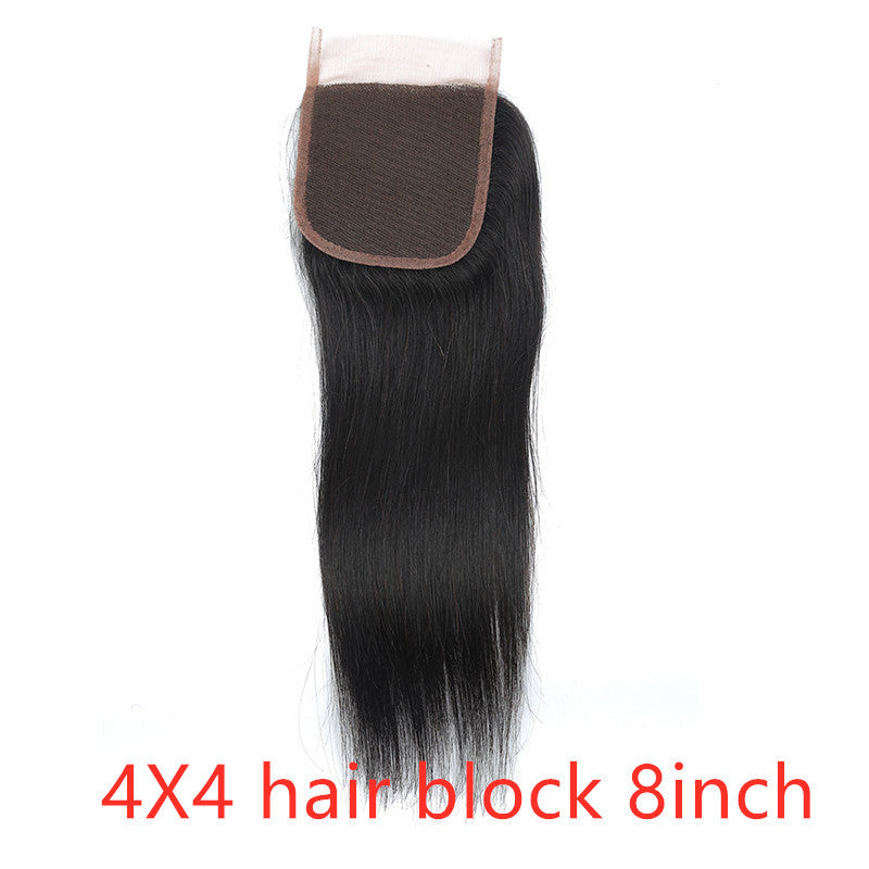 Real human hair straight wave human hair curtain natural color wig hair extension Real human hair straight wave human hair curtain natural color wig hair extension